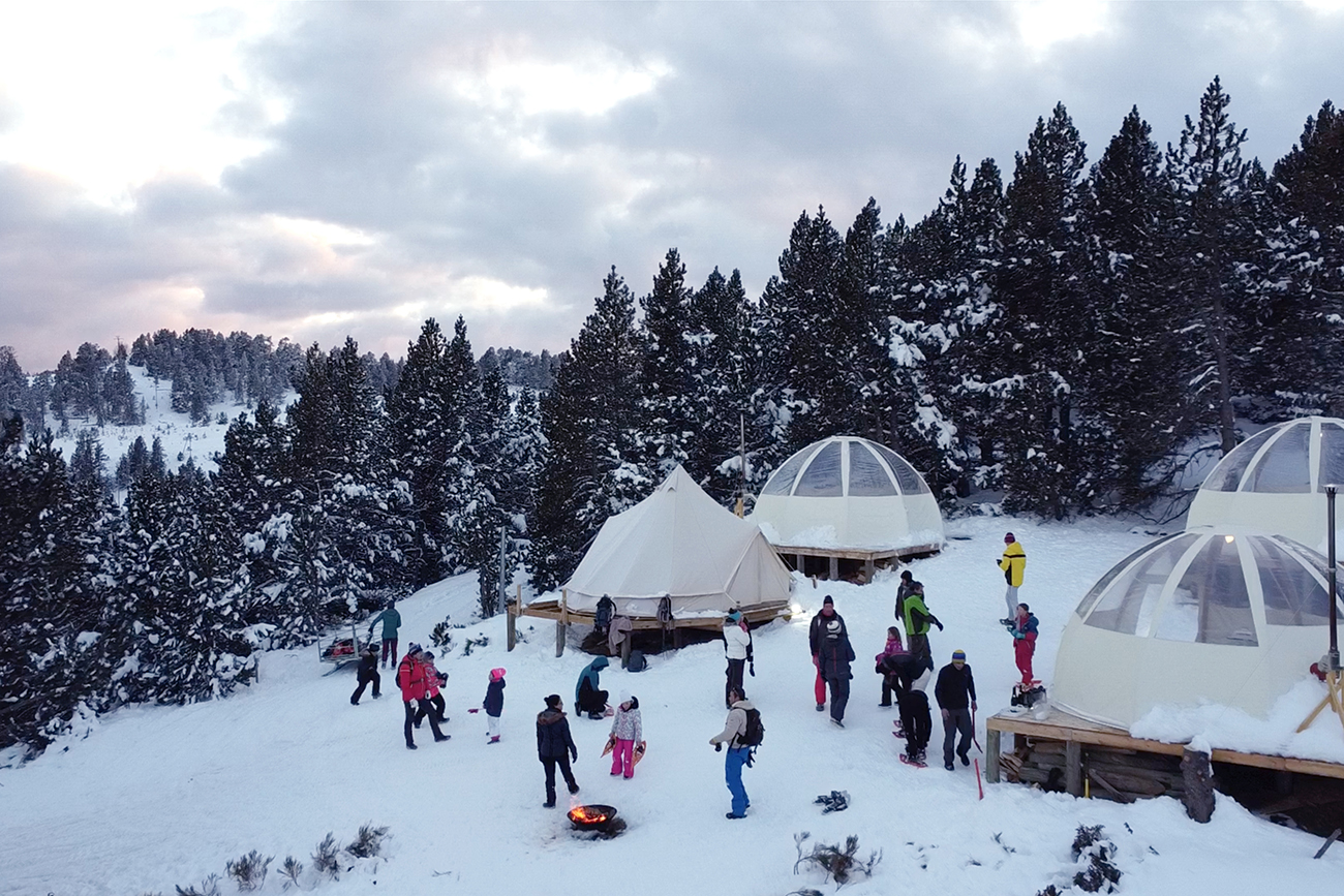 Village igloo Apéritif au Village igloo